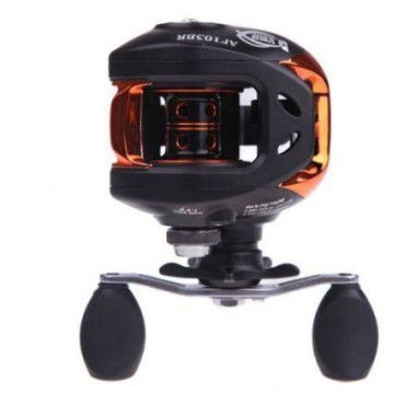 AF103 10+1BB Ball Bearings Right Hand Baitcasting Fishing Reel High Speed 6.3:1 Orange