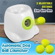 Detailed information about the product AFP Dog Ball Launcher Thrower Automatic Tennis Fetch Throwing Machine Adjustable Distance With 3 Balls