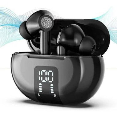 AI Language Translation Earbuds Translator in Real Time,Two Way Bluetooth Translator Device with APP for 144 Languages Translation Packs (Black)