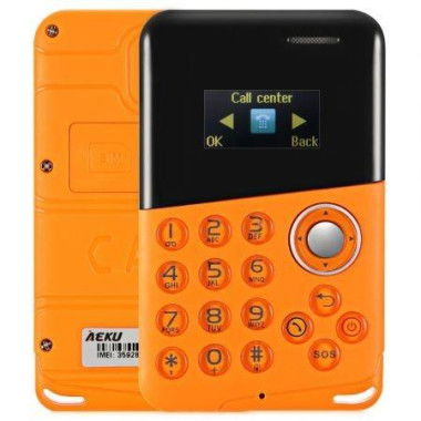 AIEK M8 0.96-inch 4.8mm Card Mobile Phone.