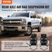 Air Bag Suspension Kit, Air Springs Suspension Bag Kit Compatible with 2001-2010 Chevrolet Silverado 2500/3500HD and GMC Sierra 2500/3500HD 4WD RWD, 5000 lbs Loading, 5 to 100 PSI. Available at Crazy Sales for $189.95