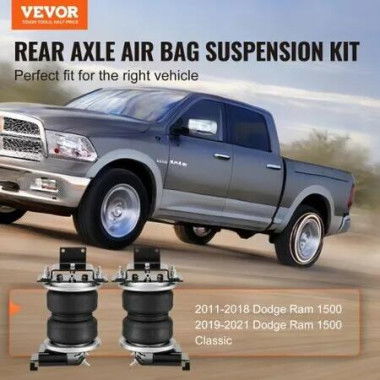 Air Bag Suspension Kit, Air Springs Suspension Bag Kit Compatible with 2011-2018 Dodge Ram 1500, 2019-2021 Dodge Ram 1500 Classic, 5000 lbs Loading, 5 to 100 PSI