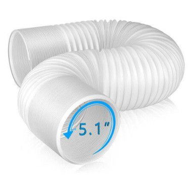 Air Conditioner Exhaust Vent Hose, 13cm Diameter, 200cm Length, Universal Counter Clockwise Thread Air Vent