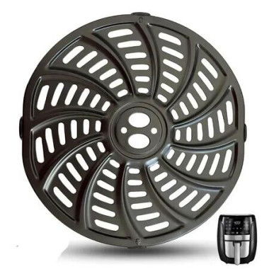 Air Fryer Grill Crisper Plate Pan for Gourmia 6QT GAF698 GAF686 Air Fryer Oven, Upgraded Air Fryer Crisper Tray