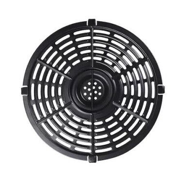 Air Fryer Replacement Parts, Round Grill Plate Crisper Plate for 3.7 QT Non Stick Coating Air Fryer Accessories Rack