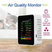 Air Quality Monitor PM2.5 PM10 HCHO TVOC CO CO2 Detector Multifunctional Carbon Dioxide LCD Display Home Office Hotel Tester Pollution Sensor. Available at Crazy Sales for $34.99