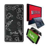 Detailed information about the product Airplane Travel Essentials for Flying Flex Flap Cell Phone Holder and Flexible Tablet Stand for Desk, Bed, Treadmill, Home and Airplane, Black
