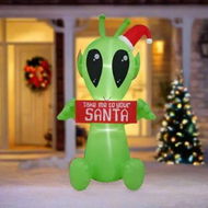 Detailed information about the product Airpower Christmas Alien 210cm