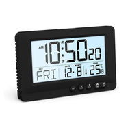 Detailed information about the product Alarm Clock Battery Operated, LCD Display Digital Clock, 5 Minute Snooze and 5 Second Backlight, Low Battery Alert, Alarm Clock for Bedroom, Black