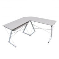 Detailed information about the product Alexandra Light Grey L-shape Computer Desk