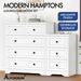 ALFORDSON 5 Chest of Drawers Bedside Table Bedroom Storage Hamptons White. Available at Crazy Sales for $389.95
