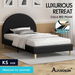 ALFORDSON Bed Frame King Single Mattress Base Platform Black Leather CALLA. Available at Crazy Sales for $229.95