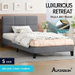 ALFORDSON Bed Frame King Size Mattress Base Platform Fabric Grey Linus. Available at Crazy Sales for $199.95