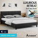 ALFORDSON Bed Frame King Size Wooden Platform Mattress Base Fabric Charcoal. Available at Crazy Sales for $379.95