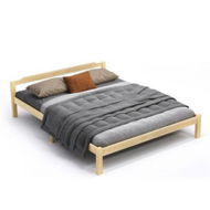 Detailed information about the product ALFORDSON Bed Frame Wooden Timber King Size Mattress Base Platform Beatrix Oak