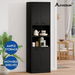 ALFORDSON Buffet Sideboard 190CM Storage Cabinet Tall Cupboard Kitchen Black. Available at Crazy Sales for $199.95
