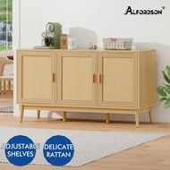 Detailed information about the product ALFORDSON Buffet Sideboard Cupboard Cabinet Rattan Doors Storage Kitchen Hallway