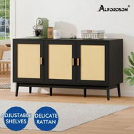 Detailed information about the product ALFORDSON Buffet Sideboard Cupboard Cabinet Storage Rattan Pantry Kitchen Doors