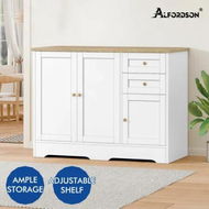 Detailed information about the product ALFORDSON Buffet Sideboard Cupboard Storage Cabinet Kitchen Hallway Doors White