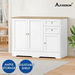 ALFORDSON Buffet Sideboard Cupboard Storage Cabinet Kitchen Hallway Doors White. Available at Crazy Sales for $219.96