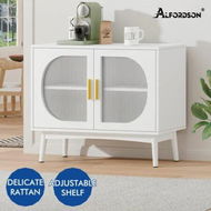Detailed information about the product ALFORDSON Buffet Sideboard Storage Cabinet Cupboard Fluted Doors Shelves Kitchen