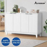 Detailed information about the product ALFORDSON Buffet Sideboard Storage Cabinet Cupboard Kitchen Hallway Pantry White