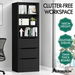 ALFORDSON Chest of 3 Drawers Office Storage Cabinet Tallboy Bedroom Black. Available at Crazy Sales for $219.95