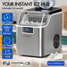 ALFORDSON Commercial Ice Maker Machine 3.7L Countertop w/ Timer Silver. Available at Crazy Sales for $249.95