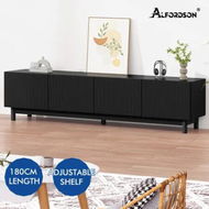 Detailed information about the product ALFORDSON Entertainment Unit TV Cabinet Stand 180cm Black