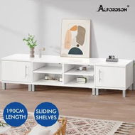 Detailed information about the product ALFORDSON Entertainment Unit TV Cabinet Stand 190cm White