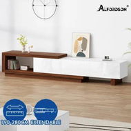 Detailed information about the product ALFORDSON Extendable Entertainment Unit TV Cabinet Stand 190-280cm Storage Gloss