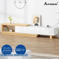Detailed information about the product ALFORDSON Extendable TV Cabinet Entertainment Unit 190-280cm Stand Storage Wood