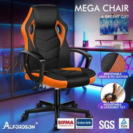 Detailed information about the product ALFORDSON Gaming Chair Office Executive Orange