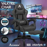 Detailed information about the product ALFORDSON Gaming Office Chair Massage Computer Footrest Seat Leathaire Dark Grey