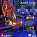 ALFORDSON Gaming Office Chair Racing Massage Computer Seat Footrest Leather. Available at Crazy Sales for $169.95