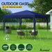 ALFORDSON Gazebo 3x3m Outdoor Wedding Camping Marquee Canopy Portable Blue. Available at Crazy Sales for $89.95