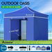 ALFORDSON Gazebo 3x3m Pop Up Marquee Outdoor Folding Tent Wedding Canopy Walls Blue. Available at Crazy Sales for $209.95