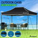 ALFORDSON Gazebo 3x4.5m Pop Up Marquee Outdoor Folding Tent Wedding Canopy Black. Available at Crazy Sales for $199.95