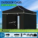 ALFORDSON Gazebo 3x4.5m Pop Up Marquee Outdoor Folding Tent Wedding Canopy Walls Black. Available at Crazy Sales for $299.95