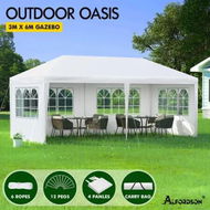 Detailed information about the product ALFORDSON Gazebo 3x6 Outdoor Marquee Party Tent Camping Portable Side Wall White