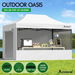 ALFORDSON Gazebo 4.5x3m Pop Up Marquee 600D Oxford Folding Camping Tent White. Available at Crazy Sales for $269.95