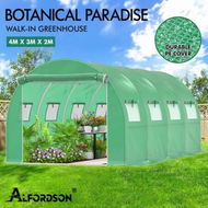 Detailed information about the product ALFORDSON Greenhouse Dome Shed Walk-in Tunnel Plant Garden Storage Cover 4x3x2M