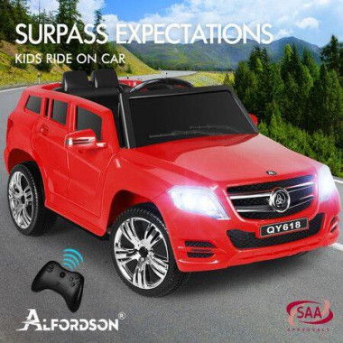 ALFORDSON Kids Ride On Car 12V Eletric Motor Remote Car SUV Red