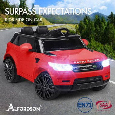 ALFORDSON Kids Ride On Car 12V Eletric Motor Remote Car Toy MP3 LED Light Red