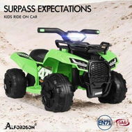 Detailed information about the product ALFORDSON Kids Ride On Car Electric ATV Toy 25W Motor W/ USB MP3 LED Lights Red