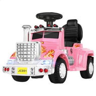 Detailed information about the product ALFORDSON Kids Ride On Car Electric Toy Truck 25W Motor w/ LED Lights Pink