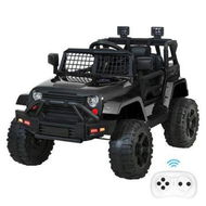 Detailed information about the product ALFORDSON Kids Ride On Car Toy Jeep Electric 12V 60W Motors R/C LED Lights Black