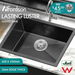 ALFORDSON Kitchen Sink Stainless Steel Drop in Flush Under Mount 600X450MM Black. Available at Crazy Sales for $129.95