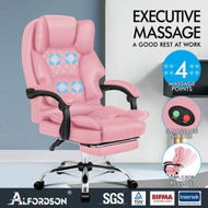 Detailed information about the product ALFORDSON Massage Office Chair Executive Recliner Gaming Computer Work Seat