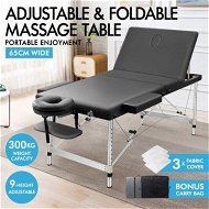 Detailed information about the product ALFORDSON Massage Table 3 Fold 65cm Foldable Portable Aluminium Lift Up Bed Desk Grey